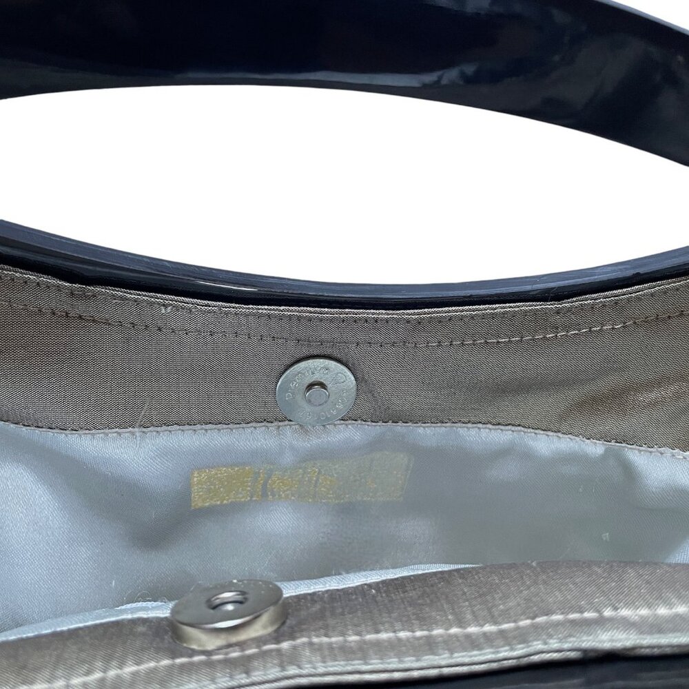 Unique Elegant Vintage Silk Seashell Clutch Bag Luxury Travel OS - Picture 6 of 7